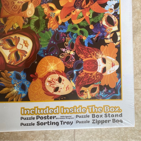 Magic Mask Brain Tree 1000 Piece Puzzle Includes Zipper Bag, Sorting Tray, Etc. - Picture 4 of 7